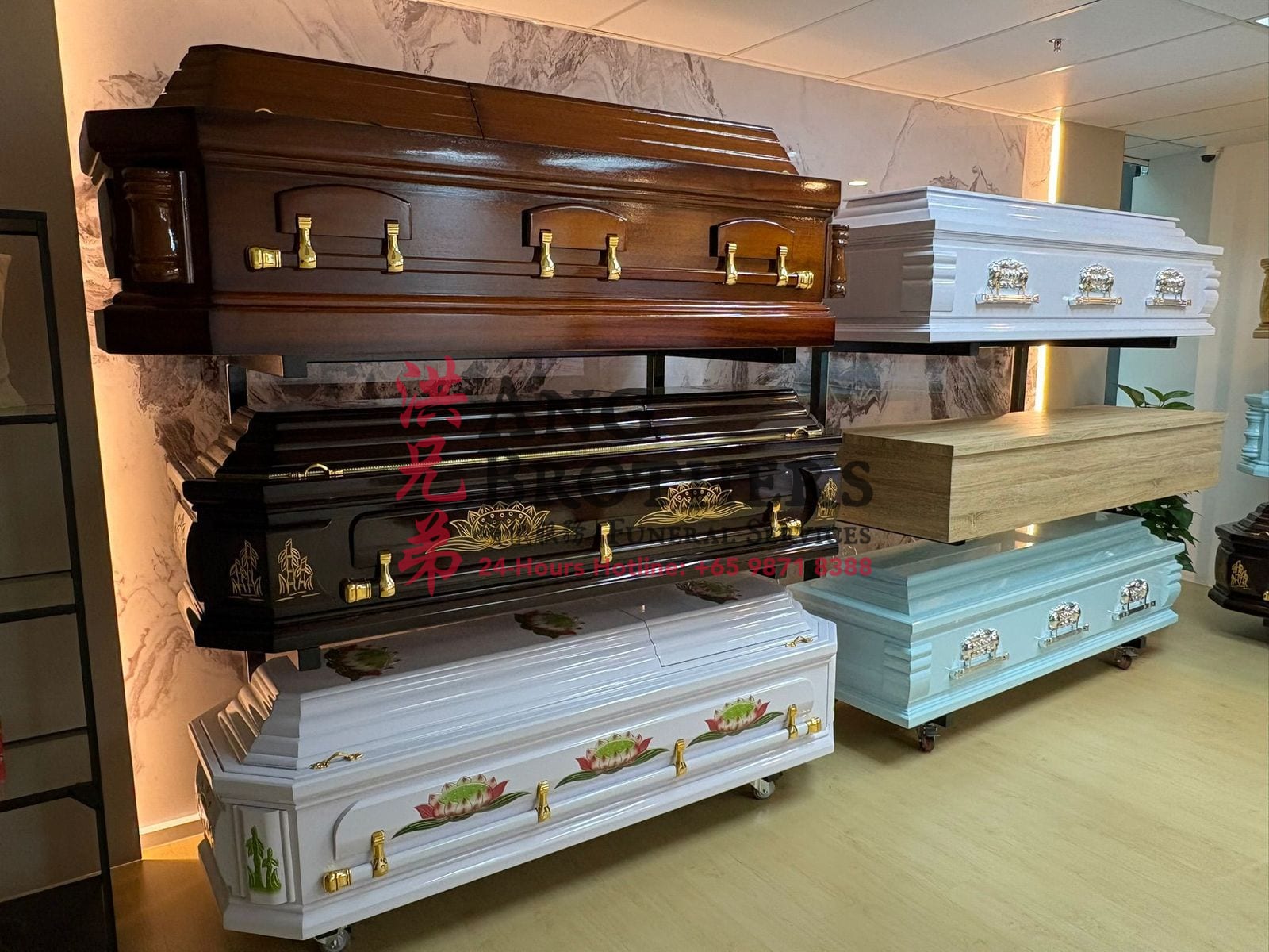 Ang Brothers casket showroom
