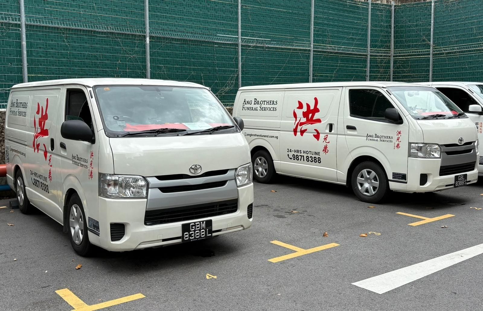 Ang Brothers own fleet of branded funeral vehicles
