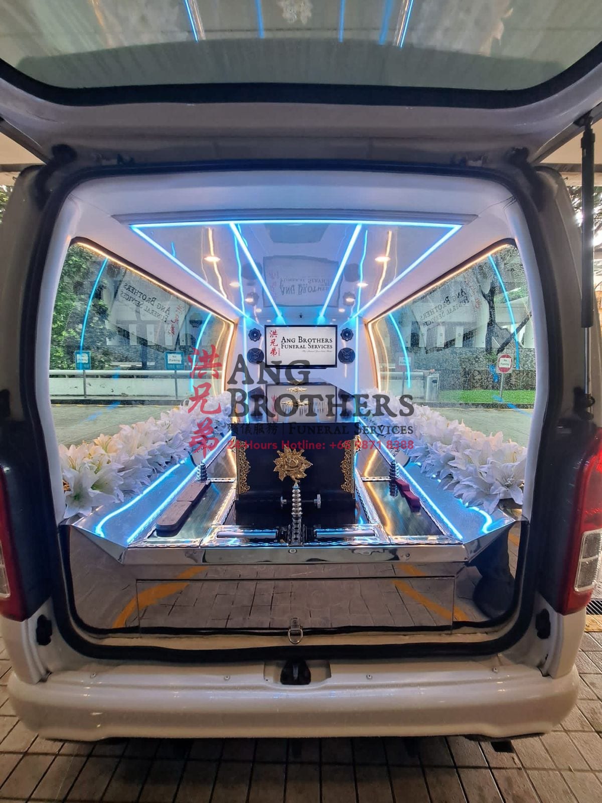 A simple, dignified direct cremation arranged by Ang Brothers